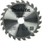 Makita D-64951 - Cirkelzaagblad Hout - Ø 190mm Asgat 30mm 24T