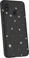 iMoshion Hoesje Geschikt voor Samsung Galaxy A40 Hoesje Siliconen - iMoshion Design hoesje - Zwart / Meerkleurig / Goud / Stars Gold