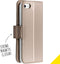 Accezz Hoesje Geschikt voor iPhone SE (2016) / 5 / 5s Hoesje Met Pasjeshouder - Accezz Wallet Softcase Bookcase - goud