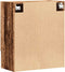 vidaXL - Wandkast - 60x31x70 - cm - bewerkt - hout - oud - houtkleurig