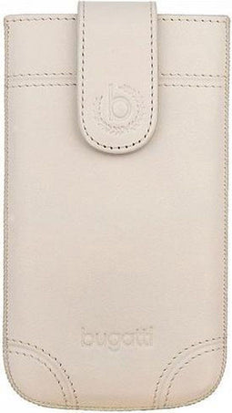 Bugatti Dublin SlimCase - Etui - Echt leder met verwijdersysteem - Beige