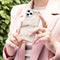 Selencia Hoesje Geschikt voor iPhone SE (2022) / SE (2020) / 8 / 7 / 6s / 6 Hoesje - Selencia Maya Fashion Backcover - wit