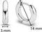 TI SENTO Dames Oorbellen - 925 zilver - Zilver - 7210SI