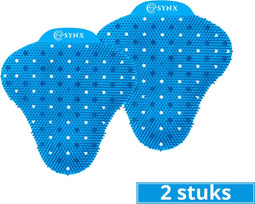Synx Tools Urinoirmatje 2 Stuks Blauw Mint - urinoirmatten - luchtverfrisser - 60 dagen geurend -rooster - met Mint geur Anti spat mat WC - Toilet Mat - Blauw - Frisse geur - Urine Mat- Anti Splash Mat - Wc Rooster - Urinoirrooster