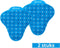 Synx Tools Urinoirmatje 2 Stuks Blauw Mint - urinoirmatten - luchtverfrisser - 60 dagen geurend -rooster - met Mint geur Anti spat mat WC - Toilet Mat - Blauw - Frisse geur - Urine Mat- Anti Splash Mat - Wc Rooster - Urinoirrooster