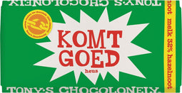 Tony's Chocolonely chocoladereep Melk Hazelnoot Beterschap - 15 x 180 Gram