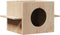 vidaXL - Kattenhuis - 51x35x30 - cm - massief - grenenhout