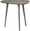 Casa Vivante Evi Bijzettafel - L50 x B43,5 x H47,5 cm - Aluminium - Antiek Zilver