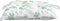 vidaXL - Stoelkussens - 2 - st - 50x50x7 - cm - stof - bladpatroon