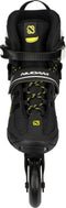 Nijdam Circle Rayzor - Inline Skates - Alu Frame - Zwart - Maat 45