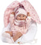 Llorens full body babypop meisje Nica met draagtas en speen 40 cm