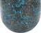Beliani VELIA - Decoratieve vaas - Blauw - Terracotta
