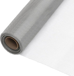 vidaXL - Gaas - 60x1000 - cm - roestvrij - staal - zilverkleurig