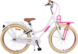 Volare Excellent Kinderfiets - Meisjes - 24 inch - Wit - Twee handremmen