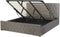 AMIENS - Bed met opbergruimte - Grijs - 180 x 200 cm - Fluweel