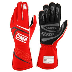 Kartinghandschoenen OMP MY2025 Rood FIA 8856-2018 Maat XS