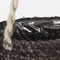 Mica Decorations Atlantic Plantenmand - Set van 2 - H16 x Ø16 cm - Grijs