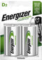 Batterij oplaadbaar energizer d 2st | 6 stuks