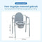Safe Life® Toiletstoel 3-in-1 - Opvouwbaar - Hoogte verstelbaar - Met emmer