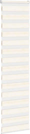 vidaXL - Zebra - rolgordijn - 65x230 - cm - stofbreedte - 60,9 - cm - marmerbeige
