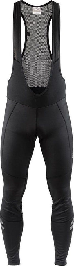Craft Ideal Wind Bib Tights - Fietsbroek Heren - Winddicht Ademend - Zwart