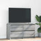 vidaXL - Tv-meubel - 100x35x54 - cm - bewerkt - hout - grijs - sonoma - eikenkleurig
