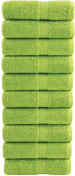 vidaXL - Gastendoekjes - SOLUND - 10 - st - 600 - g/m² - 30x50 - cm - appelgroen