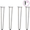 vidaXL - Haarspeld - tafelpoten - 4 - st - 72 - cm - massief - staal - naturel