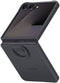 Samsung Galaxy Z Flip 7 - Ring Case - Siliconen - Zwart