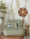 GOOD&MOJO Wandlamp Iguazu - Jute/Zwart - Ø55cm - Binnen