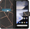 iMoshion Hoesje Geschikt voor Nokia 2.4 Hoesje Met Pasjeshouder - iMoshion Design Softcase Bookcase - Meerkleurig / Black Graphic