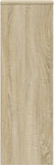 vidaXL - Plantenstandaard - 33x33x100 - cm - bewerkt - hout - sonoma - eikenkleurig