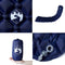 vidaXL - Kampeermatras - opblaasbaar - 190x58x6 - cm - 1-persoons - marineblauw