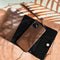 Selencia Hoesje Geschikt voor Samsung Galaxy S20 Ultra Hoesje Met Pasjeshouder - Selencia Eny Uitneembare Vegan Lederen Clutch - Bruin