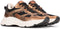 PS Poelman Tokio - Dames sneakers - Vetersluiting chunky zool 4.5 cm - Brons