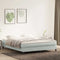 vidaXL - Bed - boxspring - zonder - matras - 180x220 - cm - fluweel - lichtgrijs