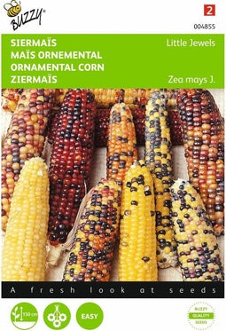 2 stuks Zea Mays, Siermais Little Jewels gemengd