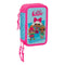 Driedubbele Pennenzak LOL Surprise! Divas Blauw 12.5 x 19.5 x 5.5 cm (36 Onderdelen)