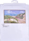 Thea Gouverneur - Borduurpakket met telpatroon - 1052A - Voorgesorteerde DMC Garens - Duinen - Aida - 20 cm x 33 cm - DIY Kit