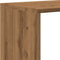 vidaXL - Kamerscherm - / - boekenkast - 123x29x123 - cm - hout - artisanaal - eiken