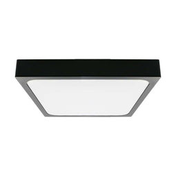 V-TAC VT-8618B-SQ - LED Dome Light 18W 6500K IP44 - Zwart Frame