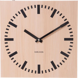 Karlsson Klok Double Sided Square - Licht bruin