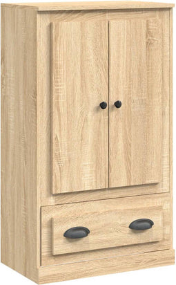 vidaXL - Hoge - kast - 60x35,5x103,5 - cm - bewerkt - hout - sonoma - eikenkleurig