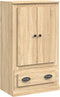 vidaXL - Hoge - kast - 60x35,5x103,5 - cm - bewerkt - hout - sonoma - eikenkleurig