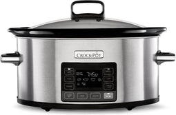 CrockPot CR066 - Slow Cooker - Time Select 5,7L - Zilver