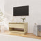 vidaXL - Tv-meubel - 70x41x44 - cm - bewerkt - hout - sonoma - eikenkleurig