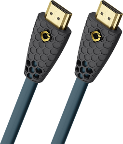 Oehlbach D1C92602 - HDMI Aansluitkabel 2.1 - 8K 50/60 Hz 4K 120 Hz - Blauw Grijs