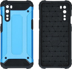 iMoshion Hoesje Geschikt voor OnePlus Nord Hoesje - iMoshion Rugged Xtreme Backcover - Lichtblauw