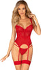 Obsessive - Amor Cherris Korset en String - Rood