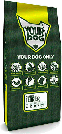 Yourdog Manchester terriër Rasspecifiek Adult Hondenvoer 12kg | Hondenbrokken